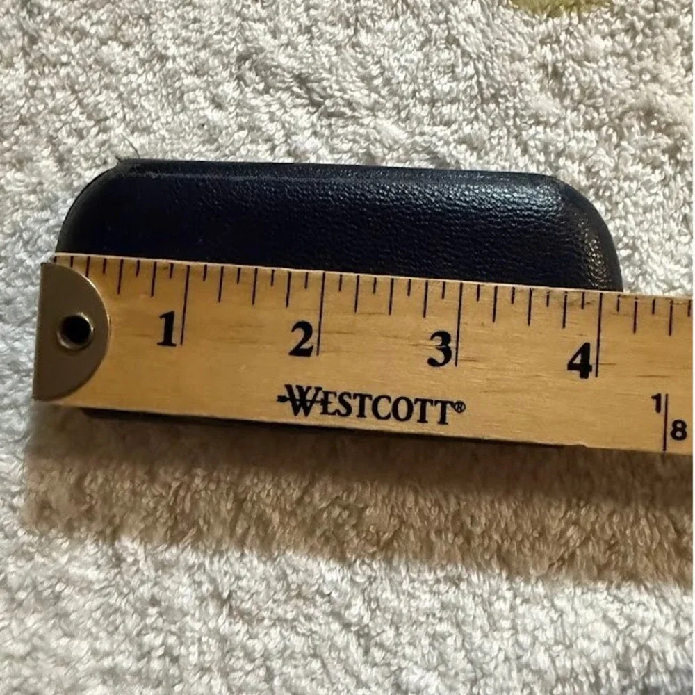 Vintage Dr‎ EL Yates Optometrist Macys Eyeglasses Case Round Glasses Frames Only